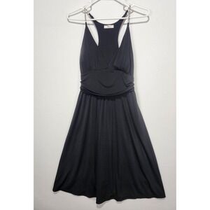 Unyx Women's Y2K Sleeveless Minimalist Black Dress Size M